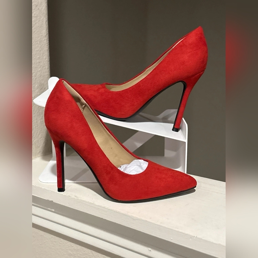 Elegant Red Stiletto Heels